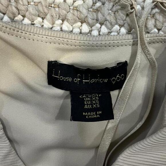 House of Harlow Ribbed Thong Bodysuit - Picture 2 of 3